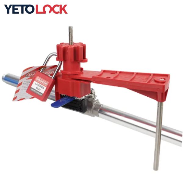 10pc Ball Valve Lockout Set - Stainless Steel Safety Locks For 1.5-2.99" Valve Stems