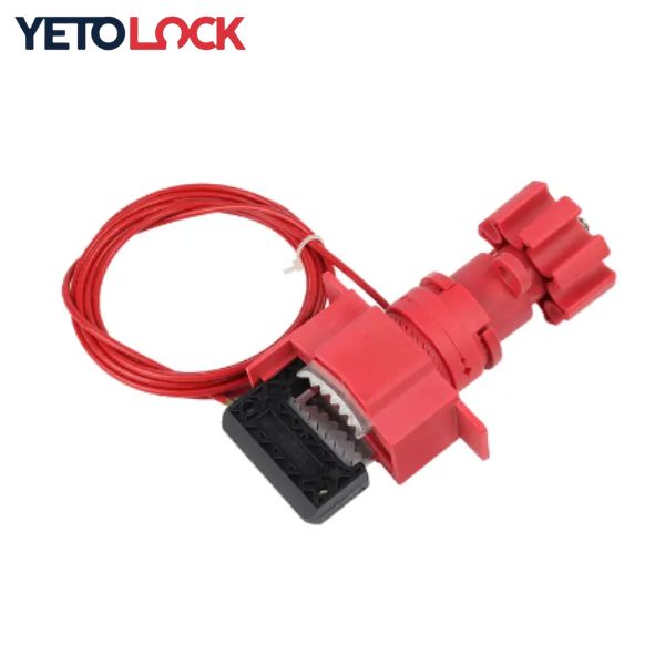 Universal Valve Lockout using cable attachment for gate valves
