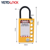 Aluminum lockout hasp