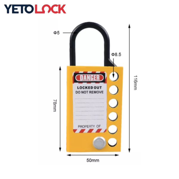 Aluminum lockout hasp