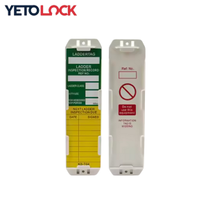 Étiquette de Support de Sécurité pour Échafaudage en Plastique 213mmx56mm