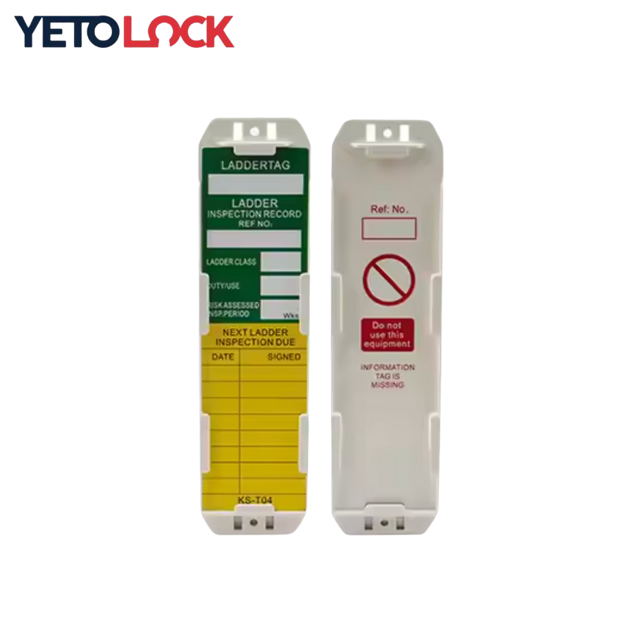 Étiquette de Support de Sécurité pour Échafaudage en Plastique 213mmx56mm