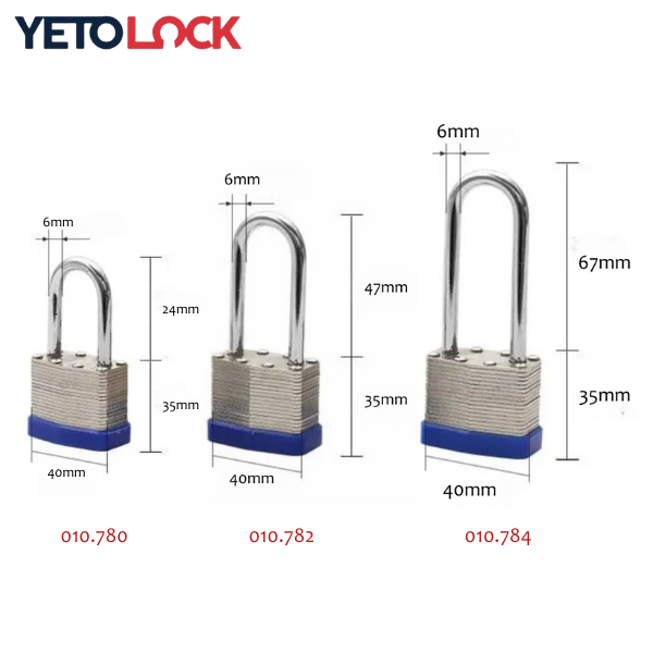 Cadenas de consignation laminé 24mm à 67mm